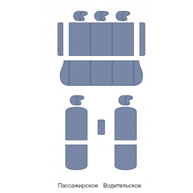 Чехлы из экокожи ромб на Skoda Octavia A5 (2004-2013) сплошная Черный + красная строчка